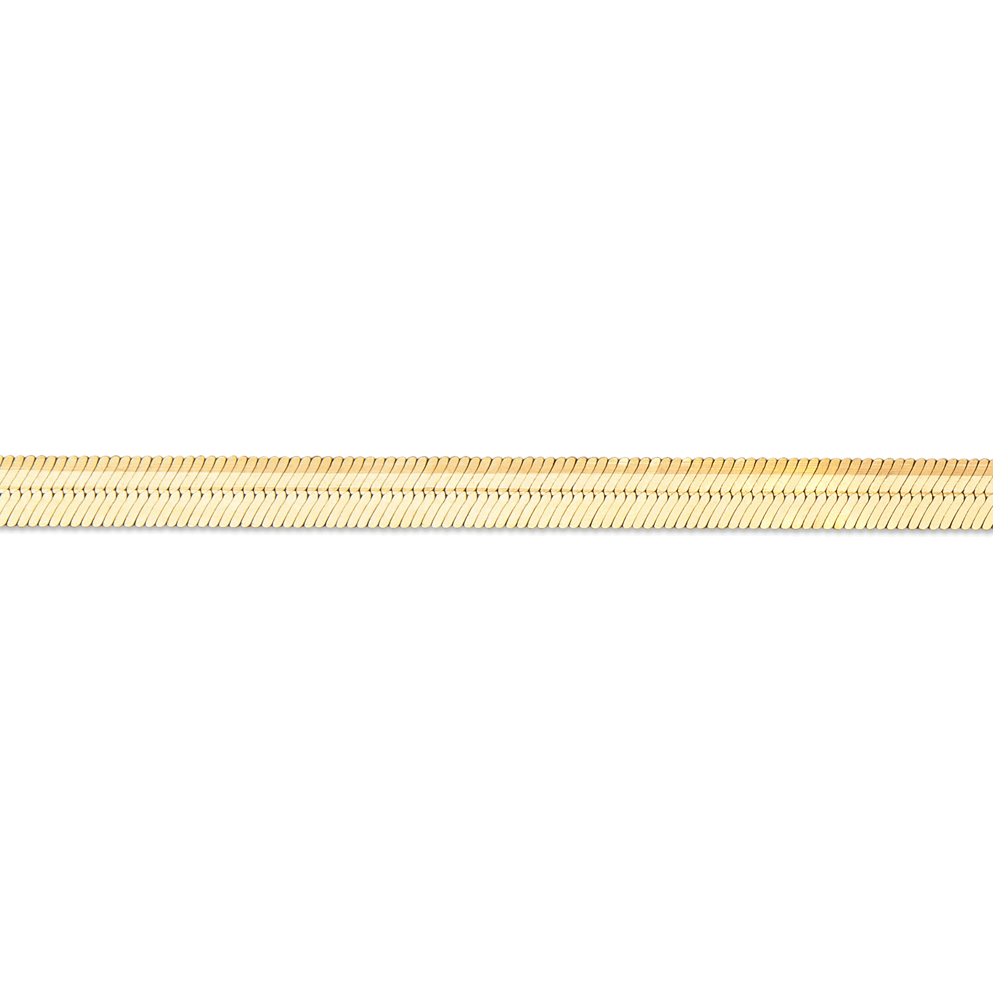 Golden Glow Herringbone Necklace - 3
