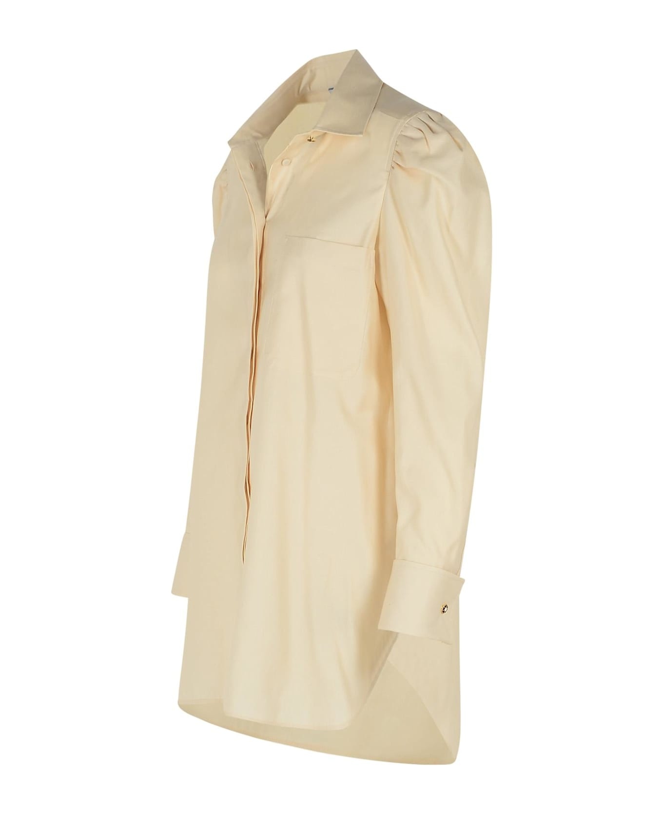 'faraday' Cream Cotton Shirt - 2