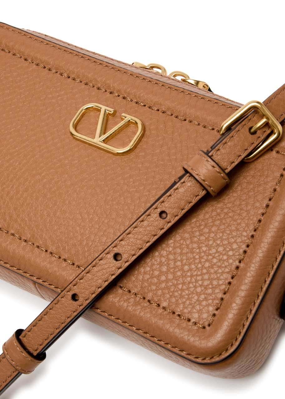 Valentino Garavani Alltime Mini Leather Camera bag - 3