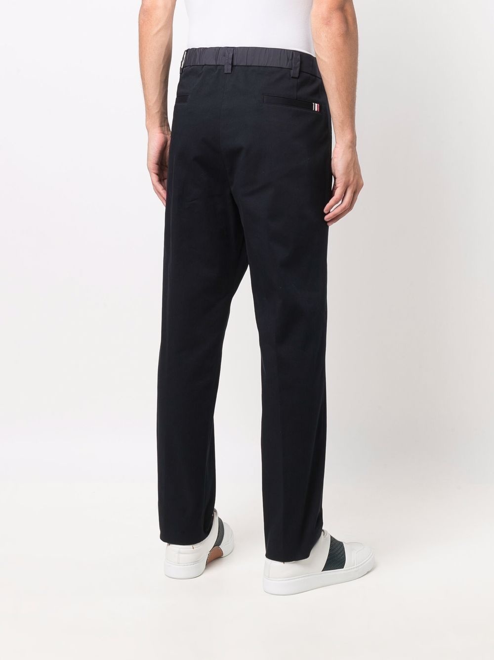 logo-tag drawstring trousers - 4