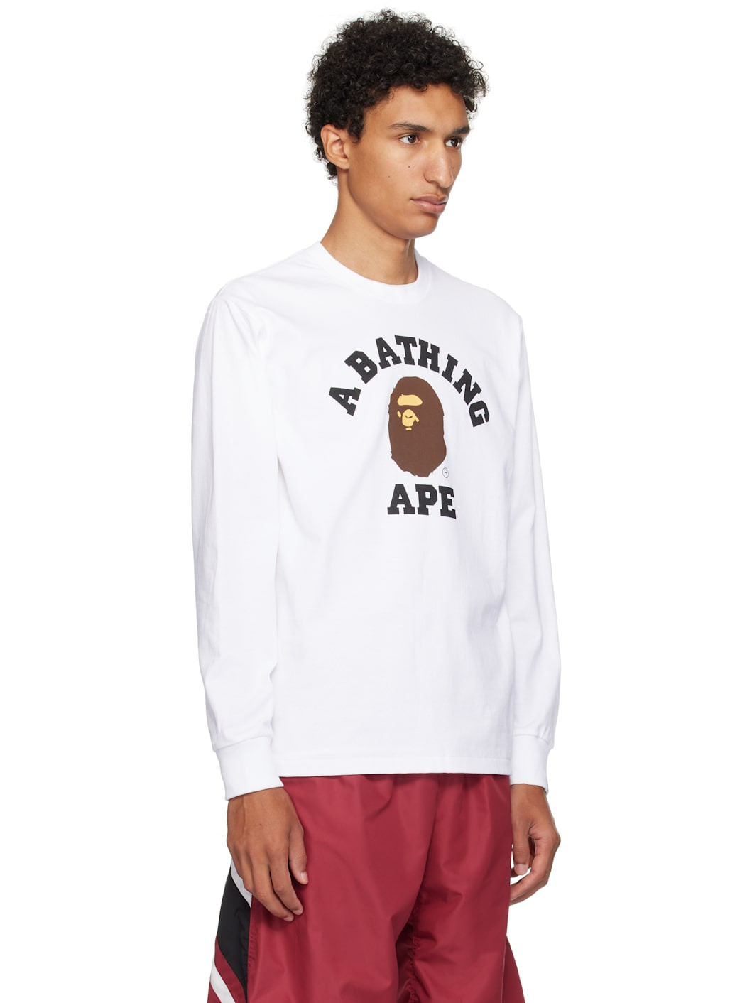 White College LS T-shirt - 2