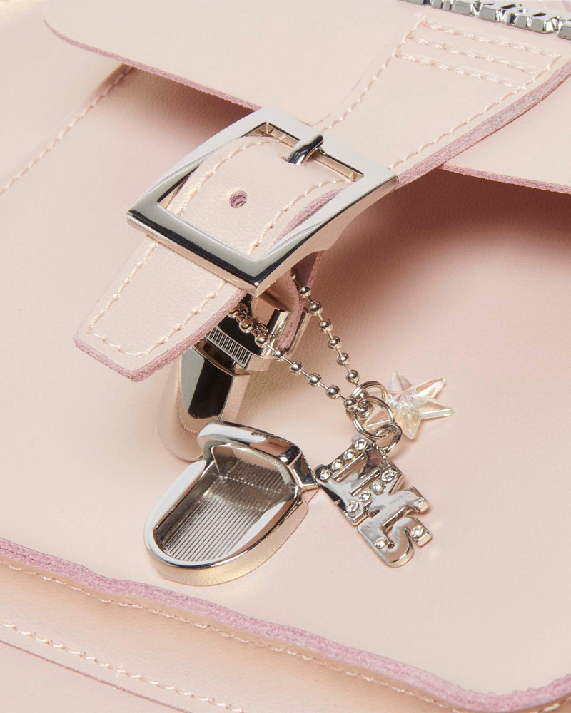 Heart Bag Metallic Shift Leather Backpack 3