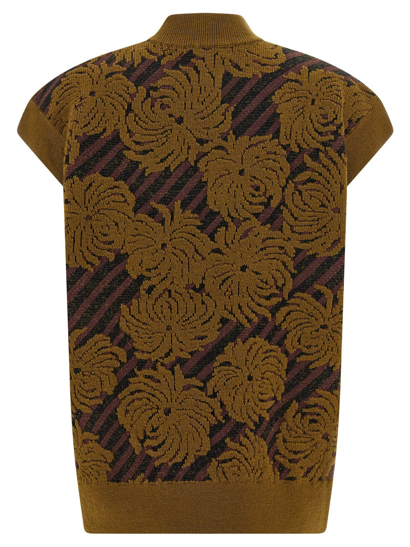 Dries Van Noten Tepic Gilet Green outlook