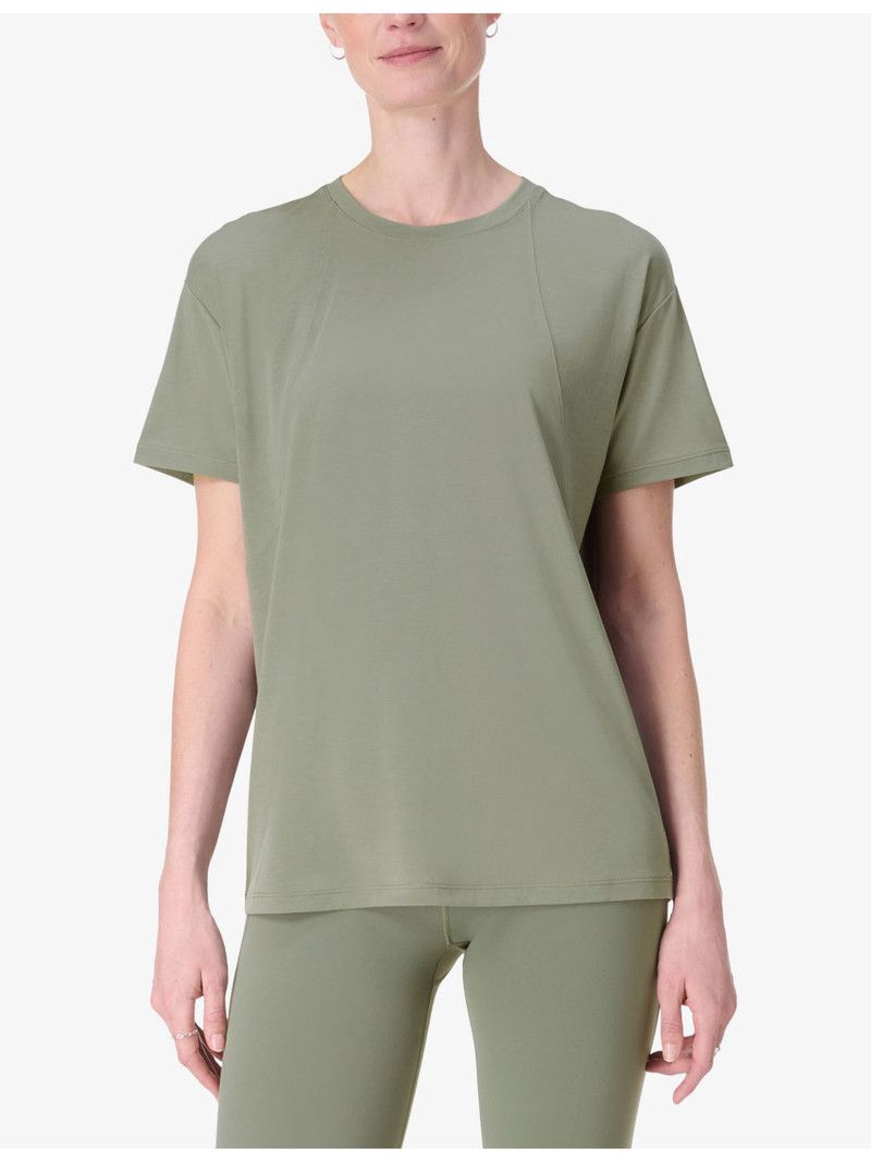 Soft Flow Studio Wrap-Back Stretch-Jersey T-Shirt 3