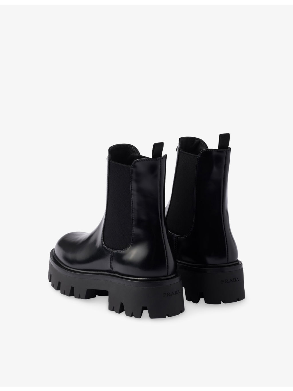 Brand-Plaque Leather Ankle Boots - 4