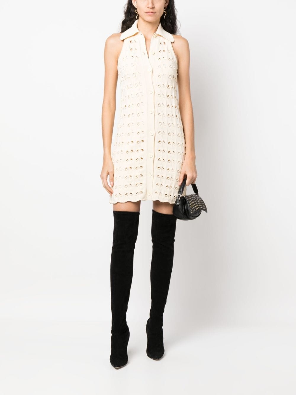 Rivolo crochet short dress - 2