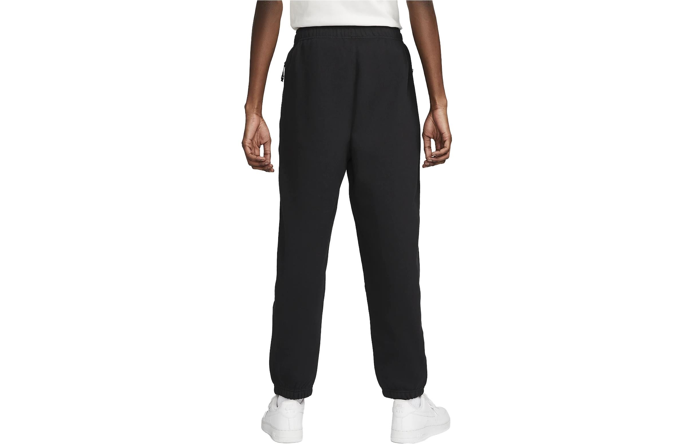 Nike Solo Swoosh Fleece Trousers 'Black' DX1364-010 - 5