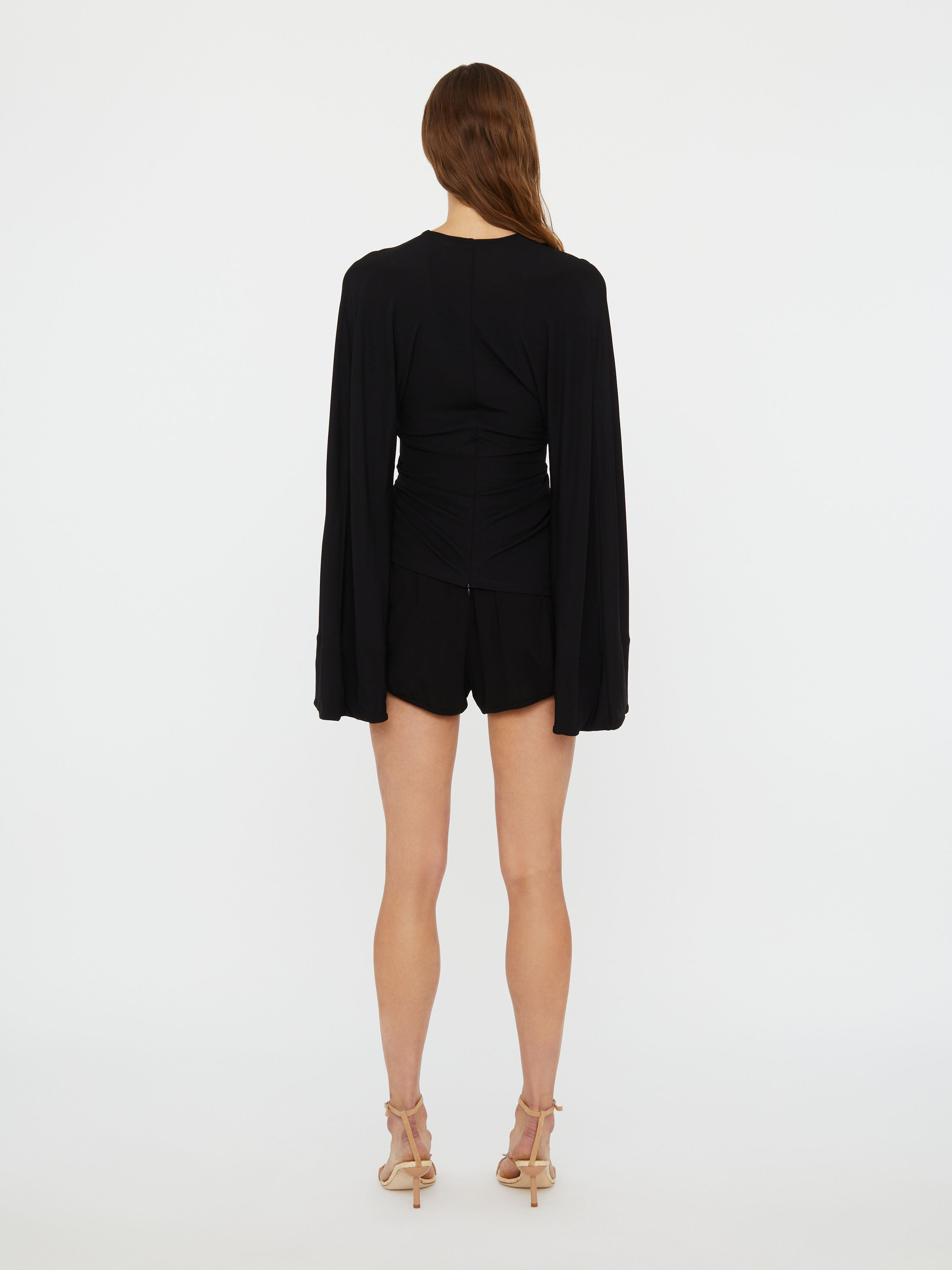 Ruched Crescent Jersey Boxer Short - 4