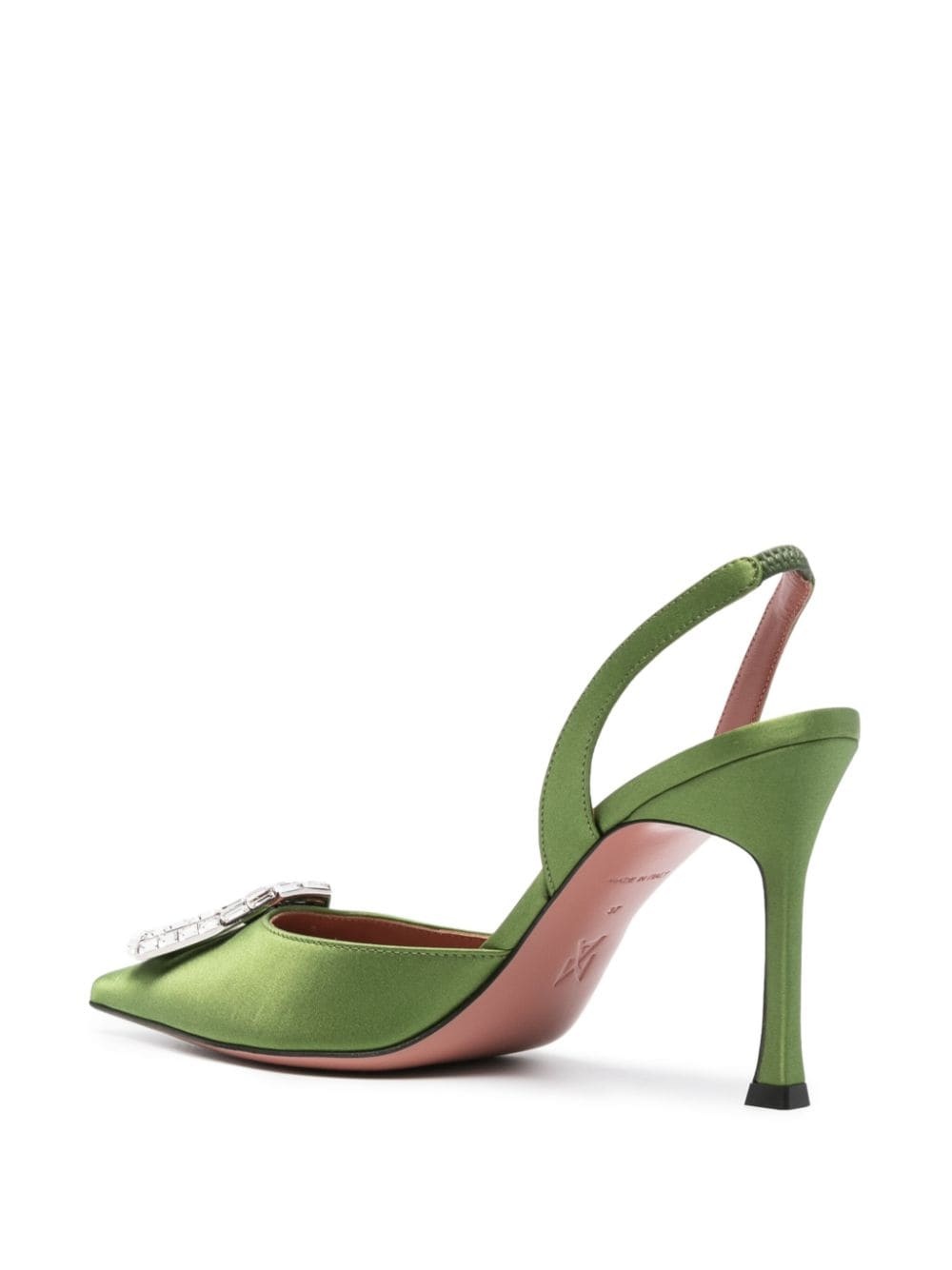 Camelia 95mm crystal-buckle pumps - 3
