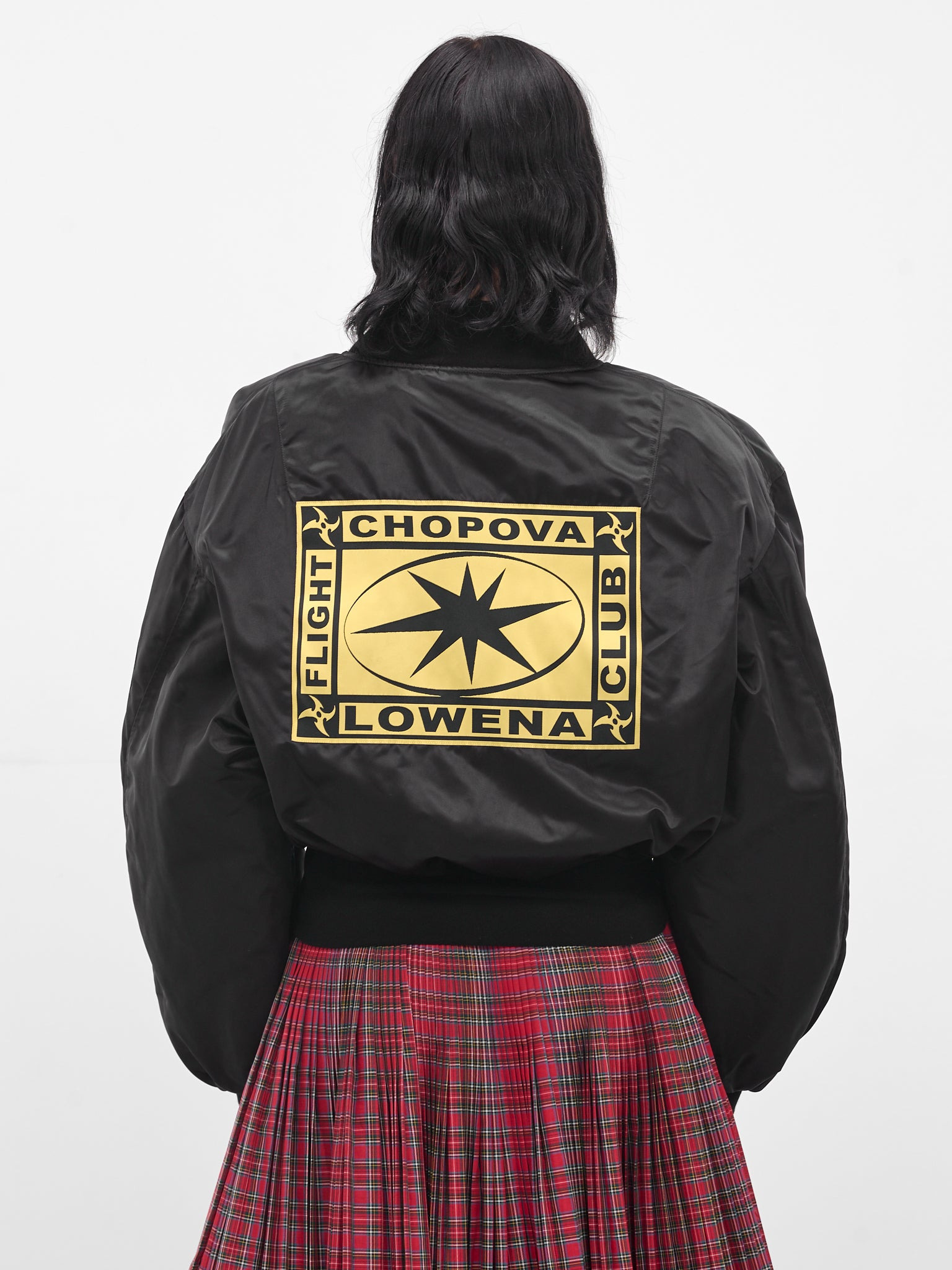 Black Glide Zip Bomber Jacket - 3