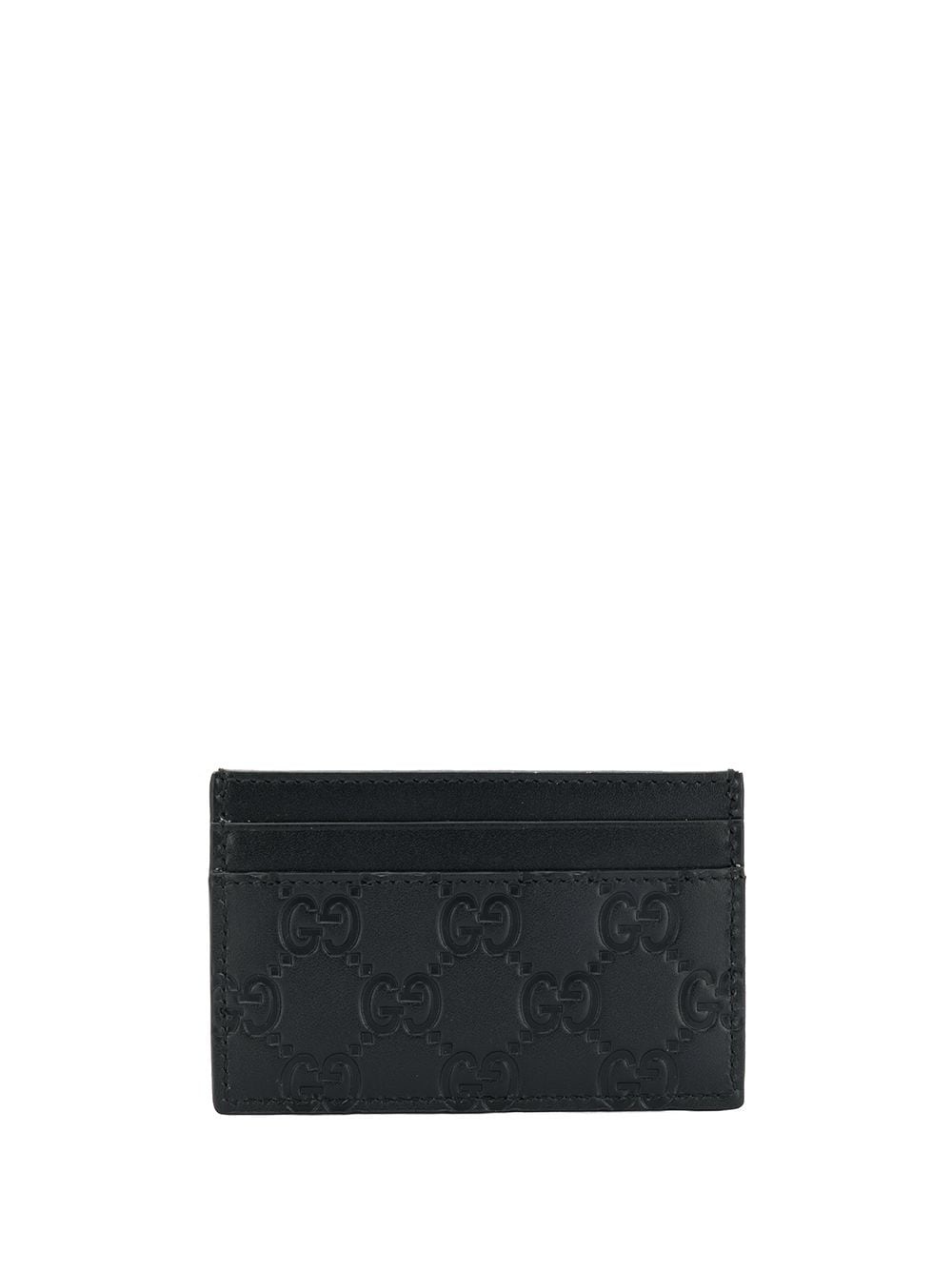 Gucci signature embossed card holder - 2