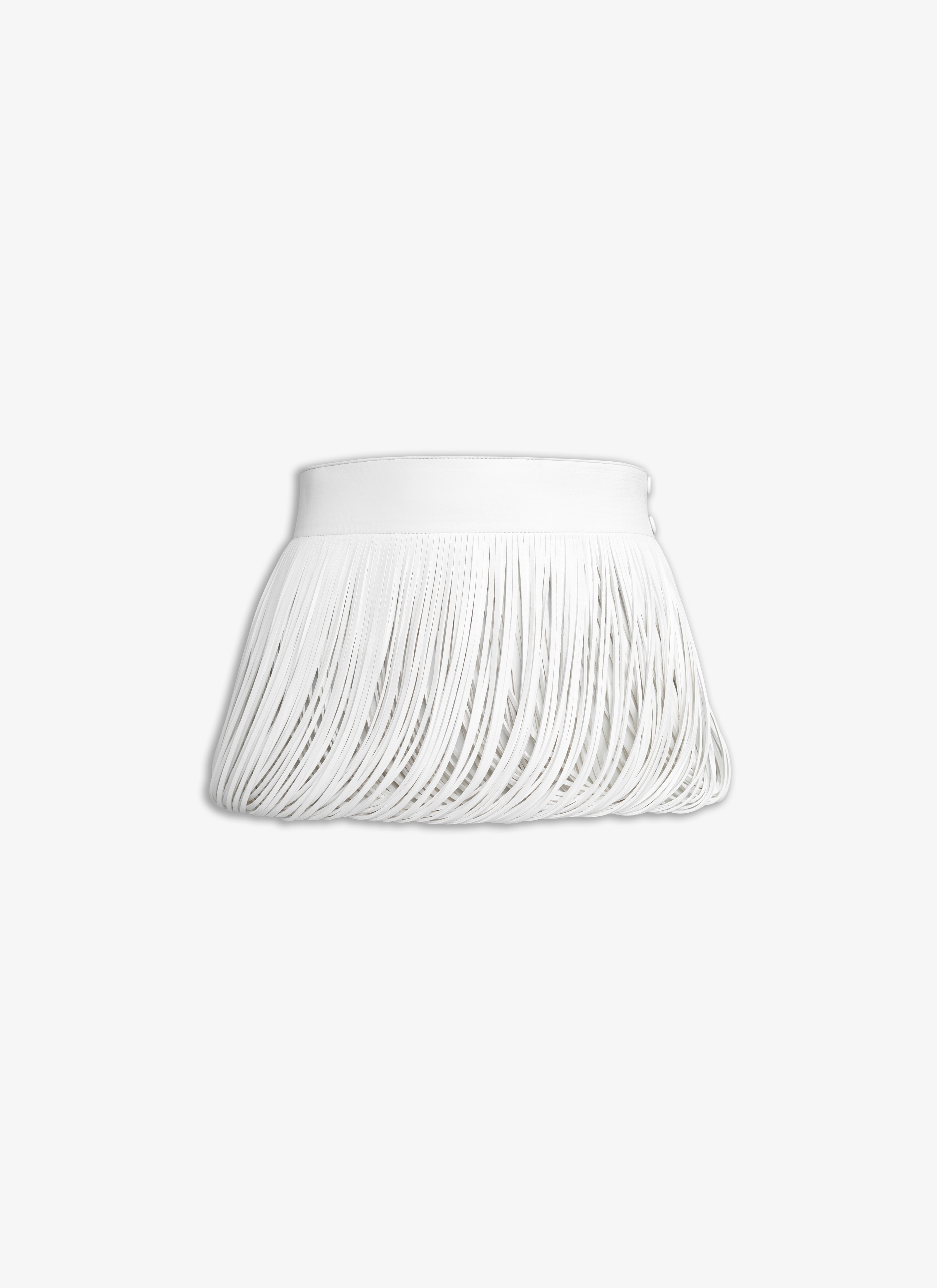 FRINGED LEATHER BELT - 1