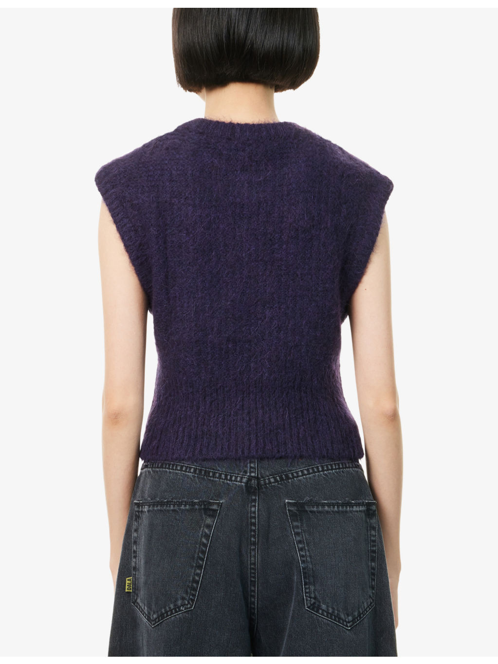 The Plush Cropped Wool-Blend Vest - 4