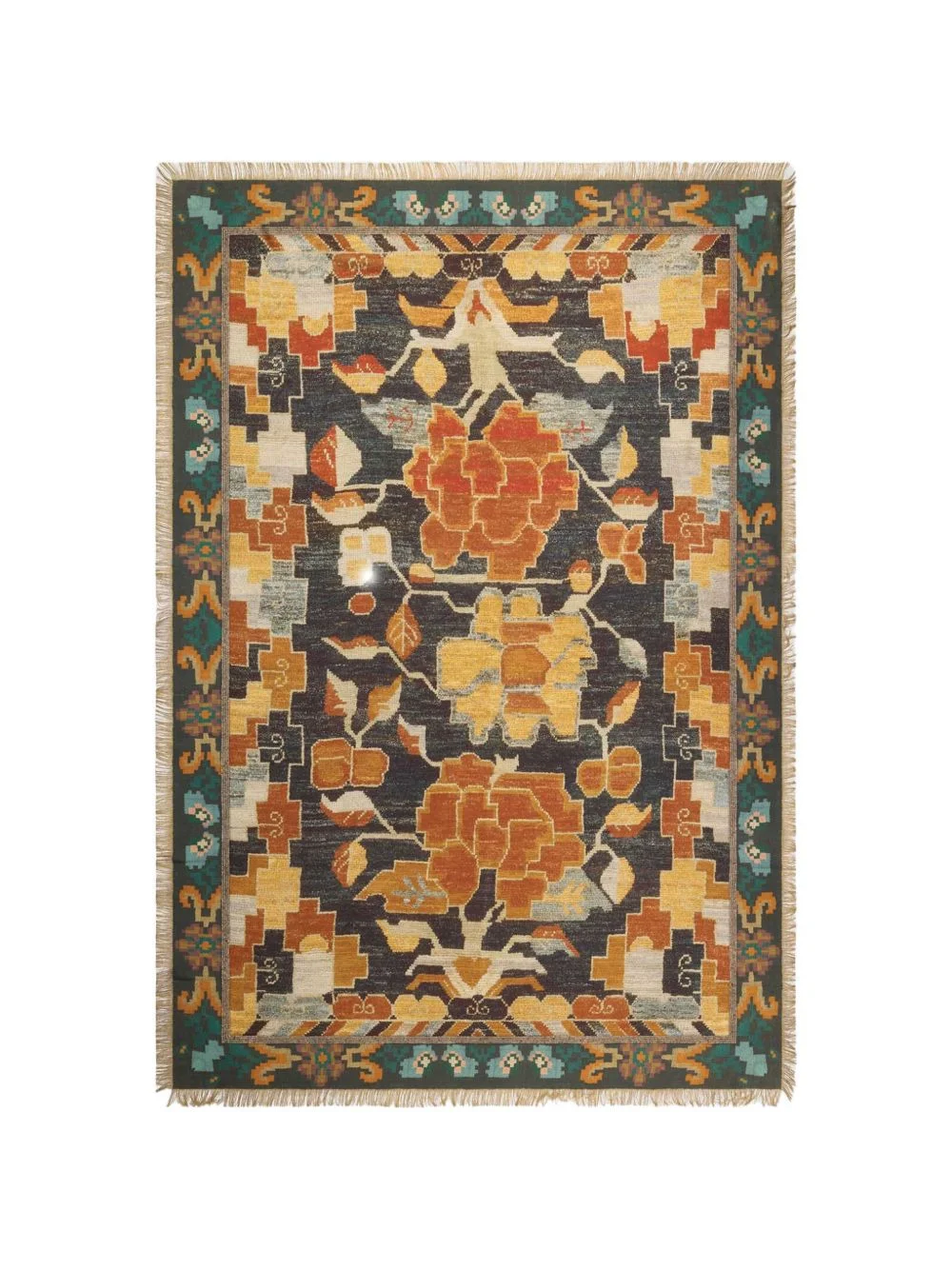 Aloeuw silk scarf - 1
