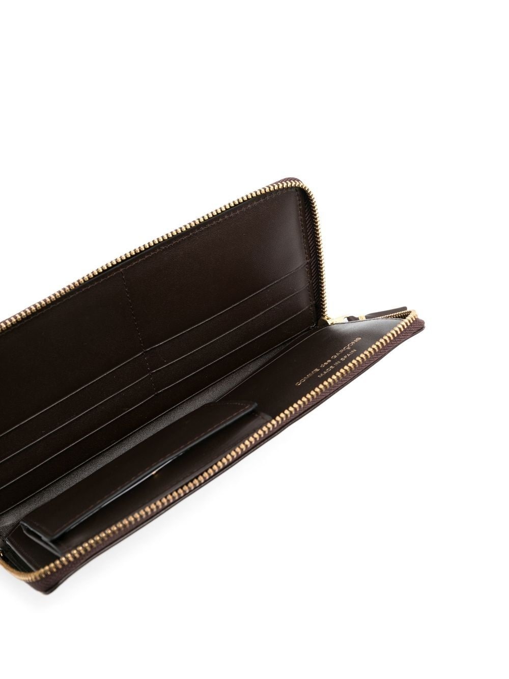 zip-up calf leather cardholder - 3