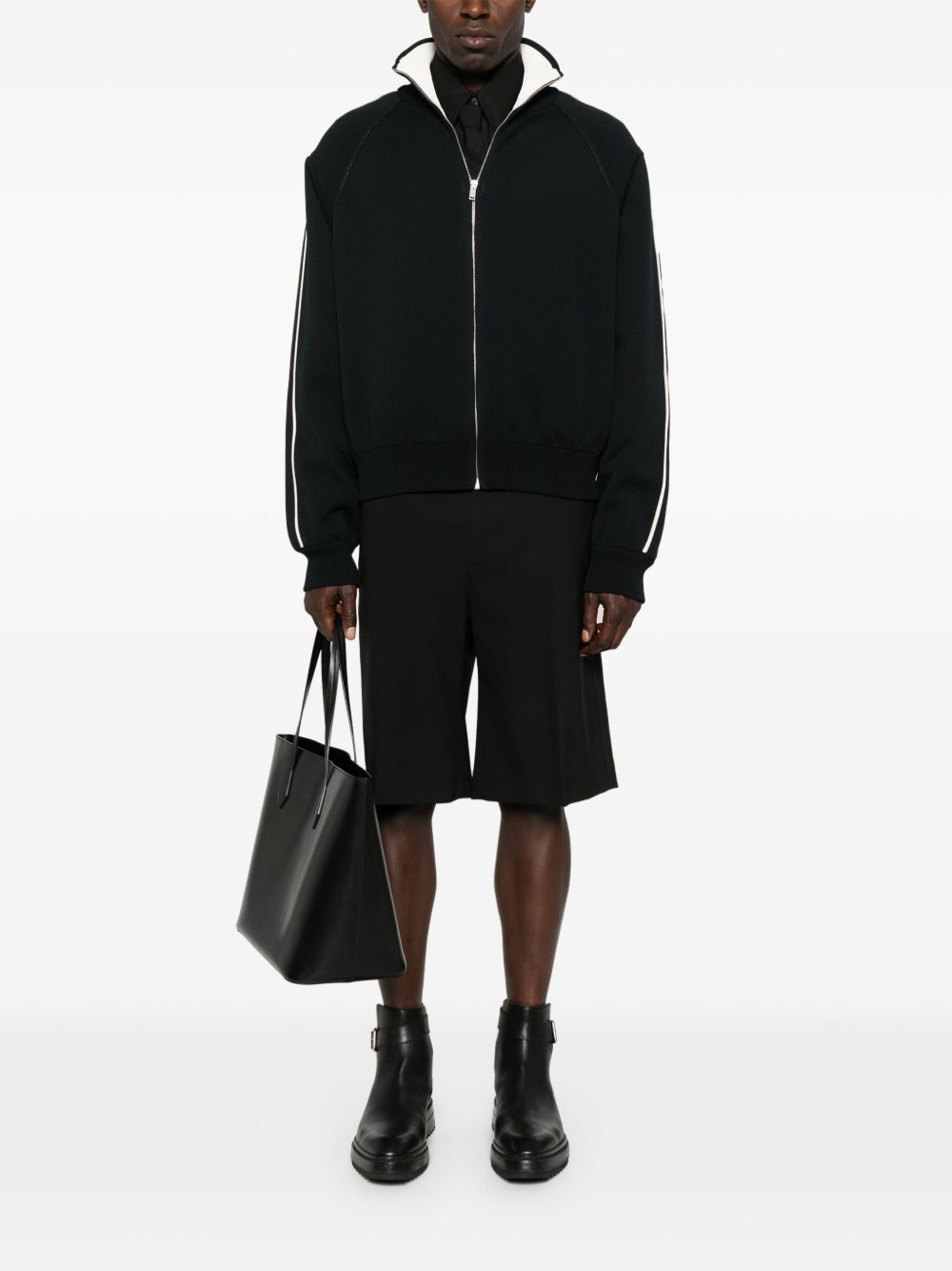 side-stripe track jacket - 2