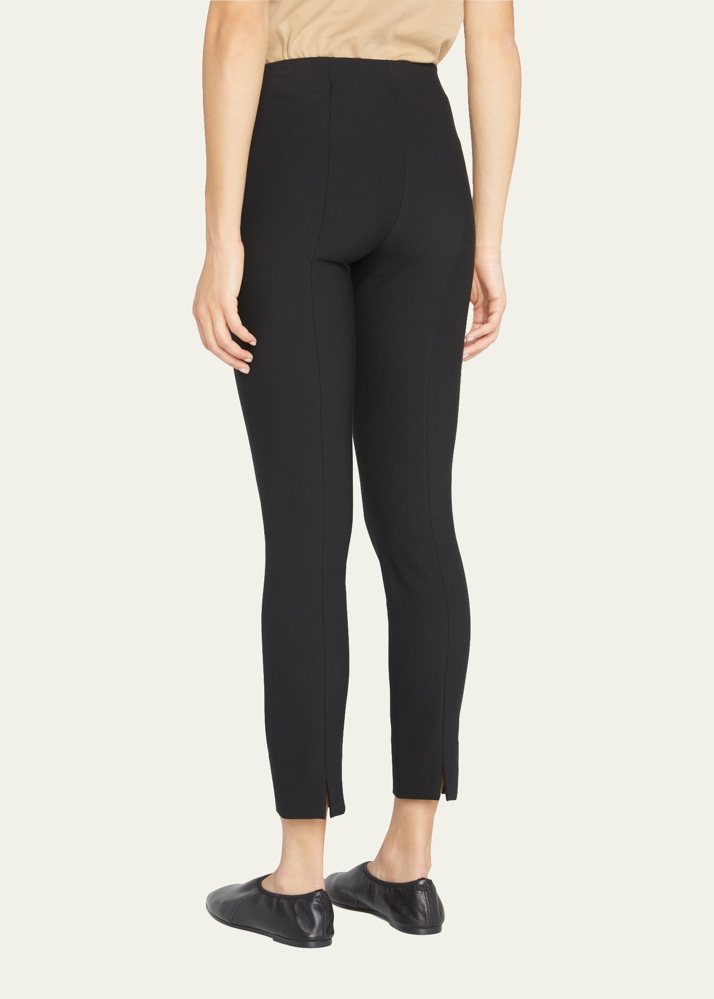 Stitch-Front Seam Leggings - 3