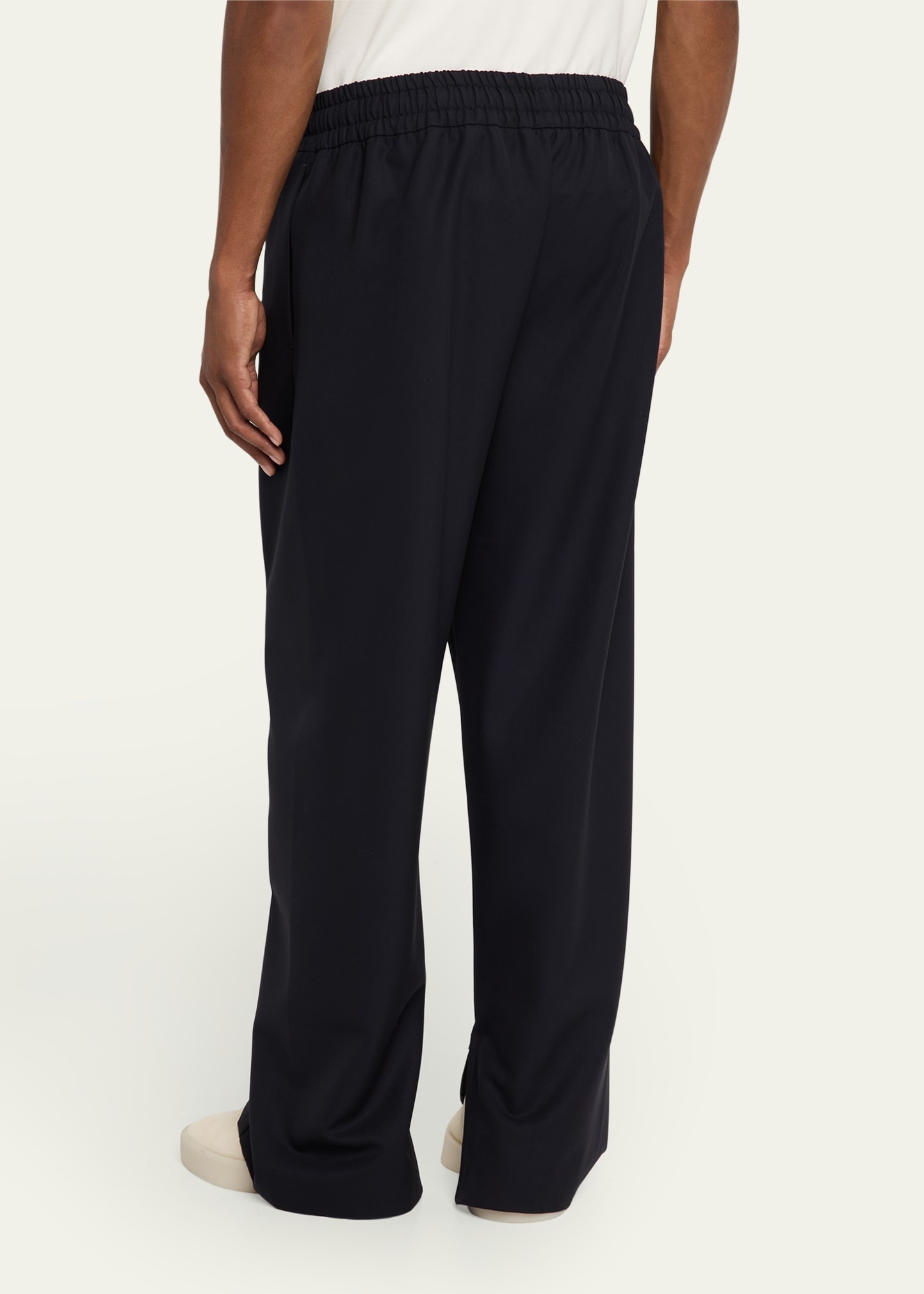 Men's Wool Center Seam Track Pants - 3