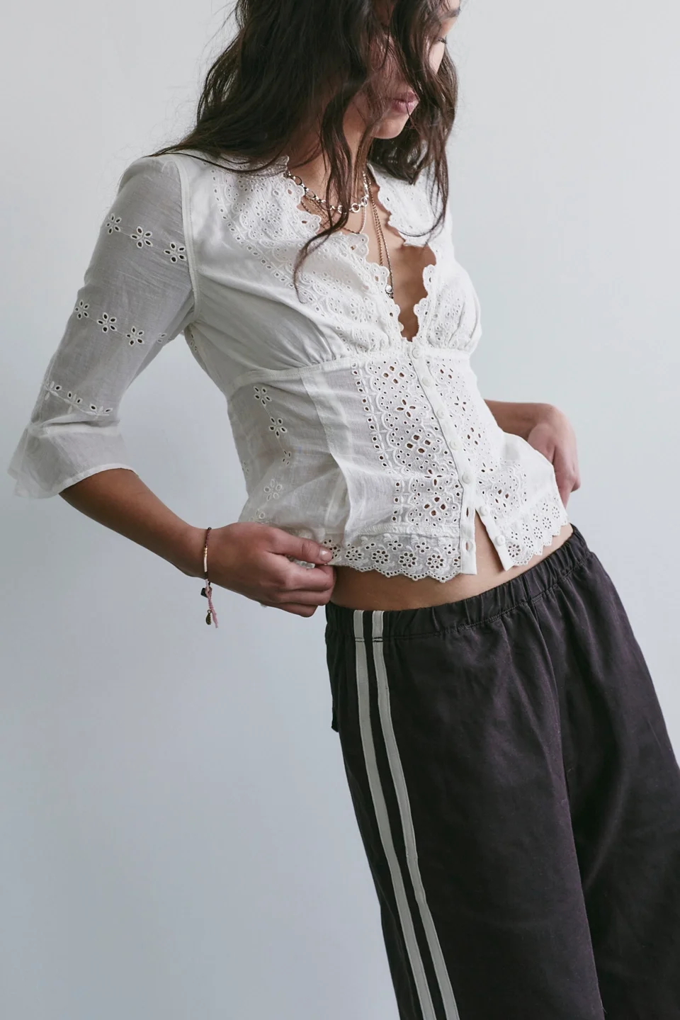 Salone Eyelet Top - 1