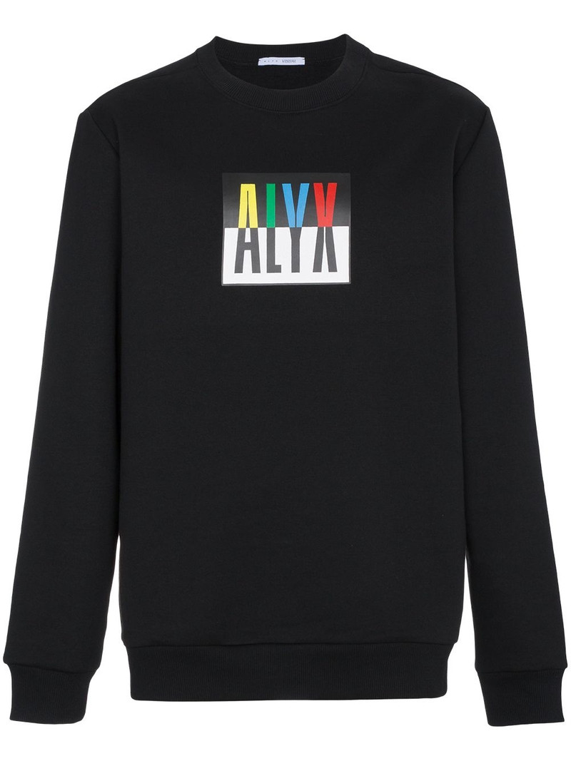 Logo crew neck sweatshirt 1