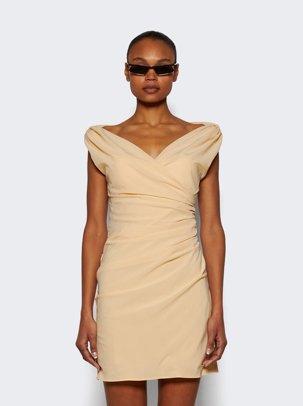 Rita Dress Light Beige - 2