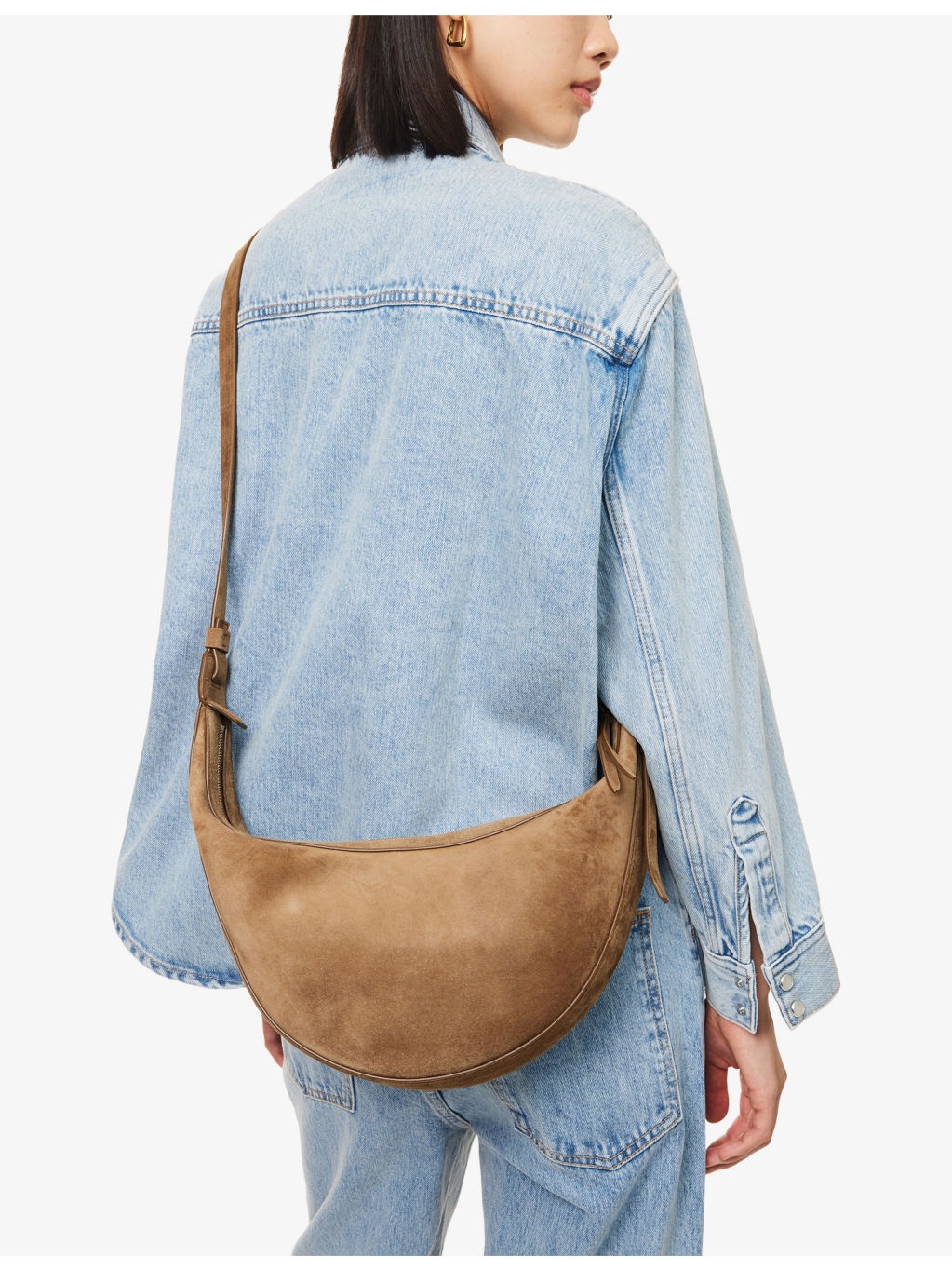 Augustina Small Suede Cross Body Bag - 2