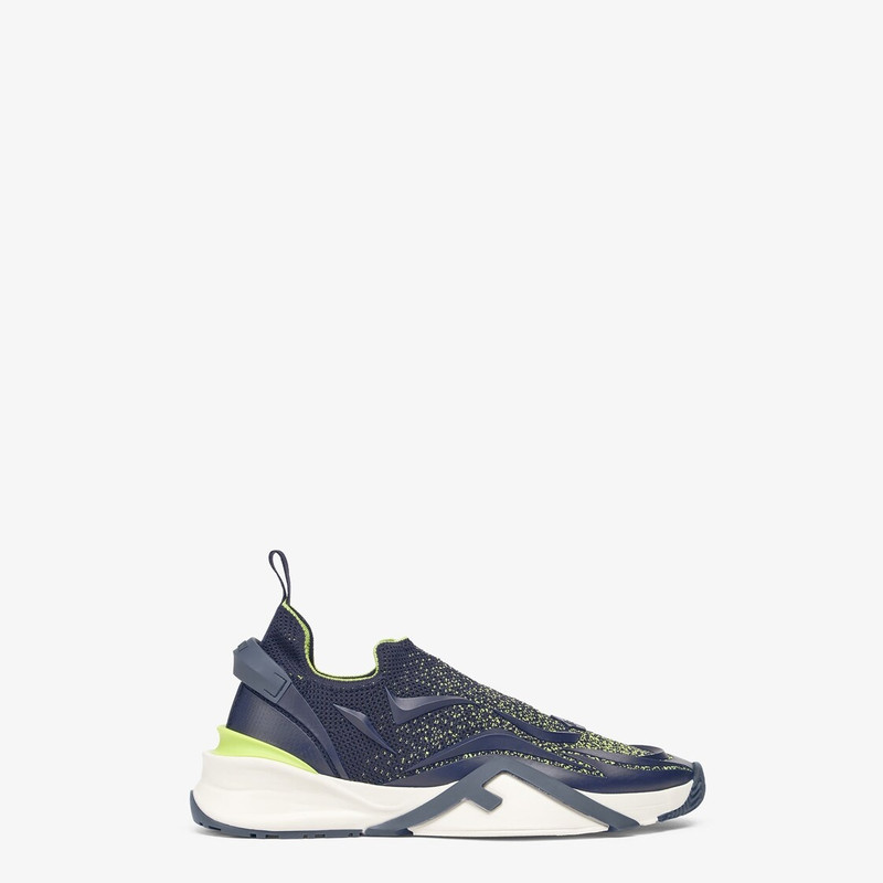 Blue mesh running sneakers - 1