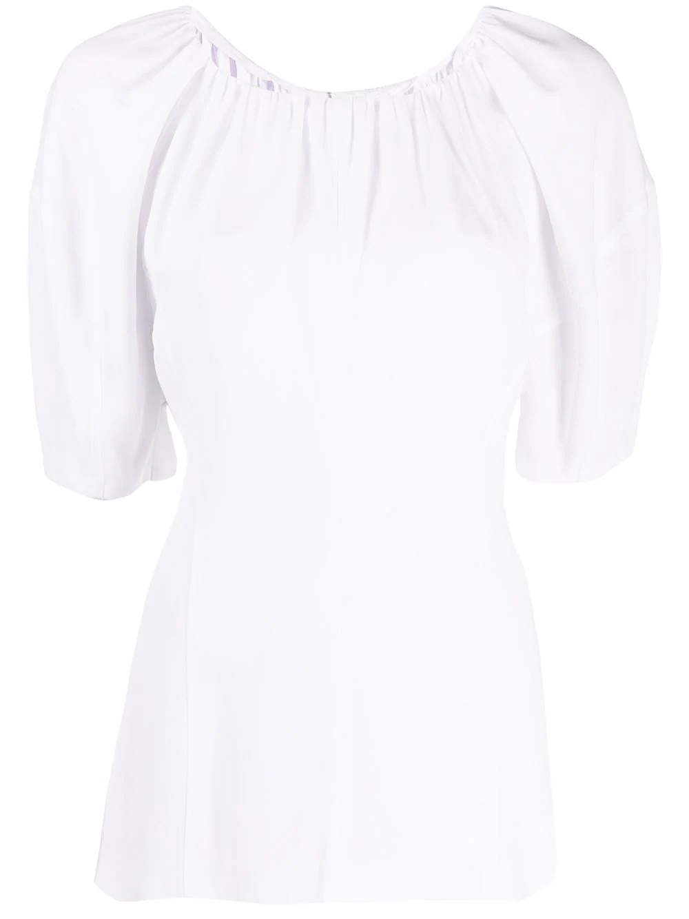 full sleeve pleated T-shirt - 1