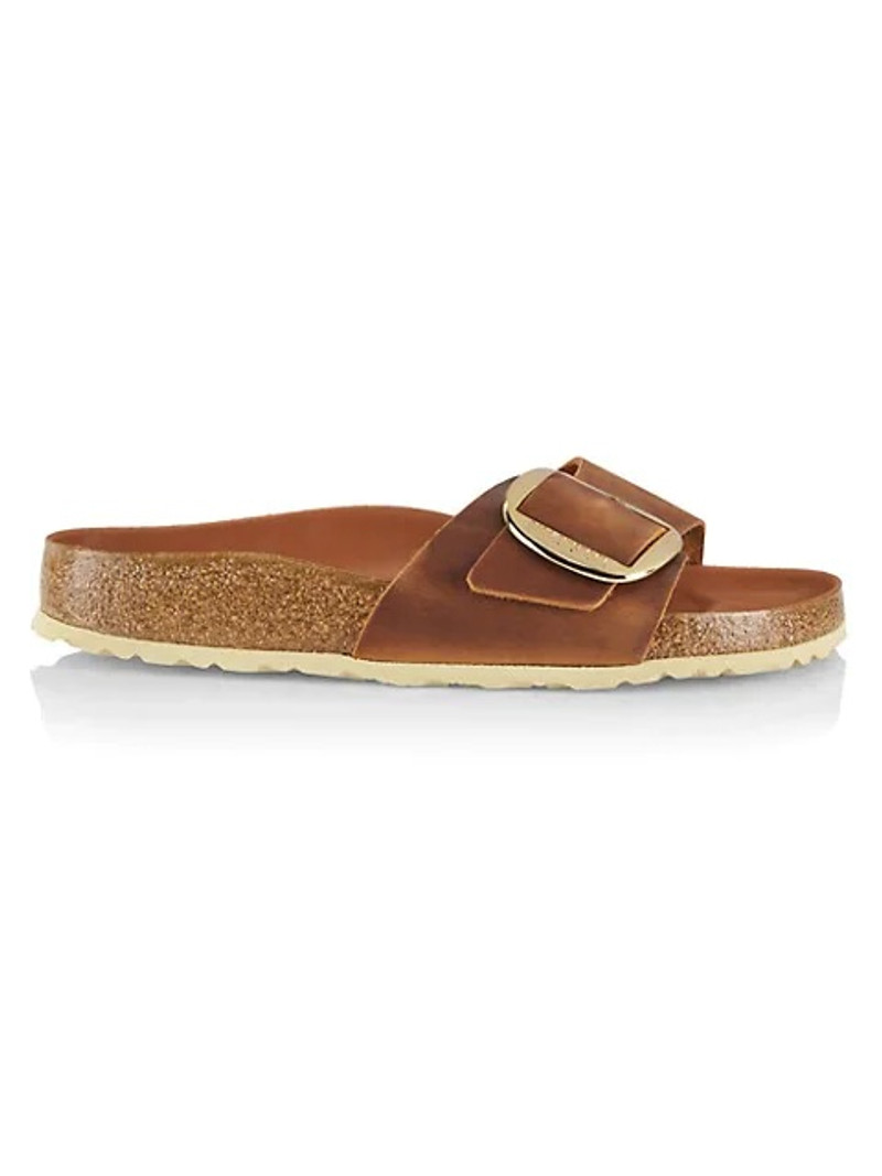 Madrid Big-Buckle Leather Sandals - 1