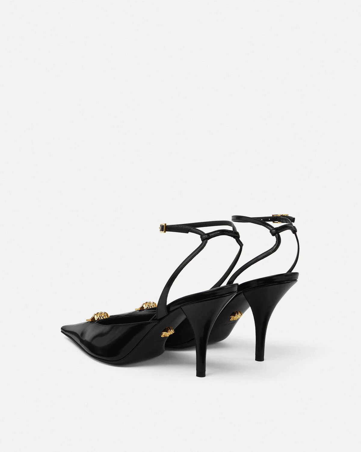 La Medusa Leather Slingback Pumps 85 mm - 4