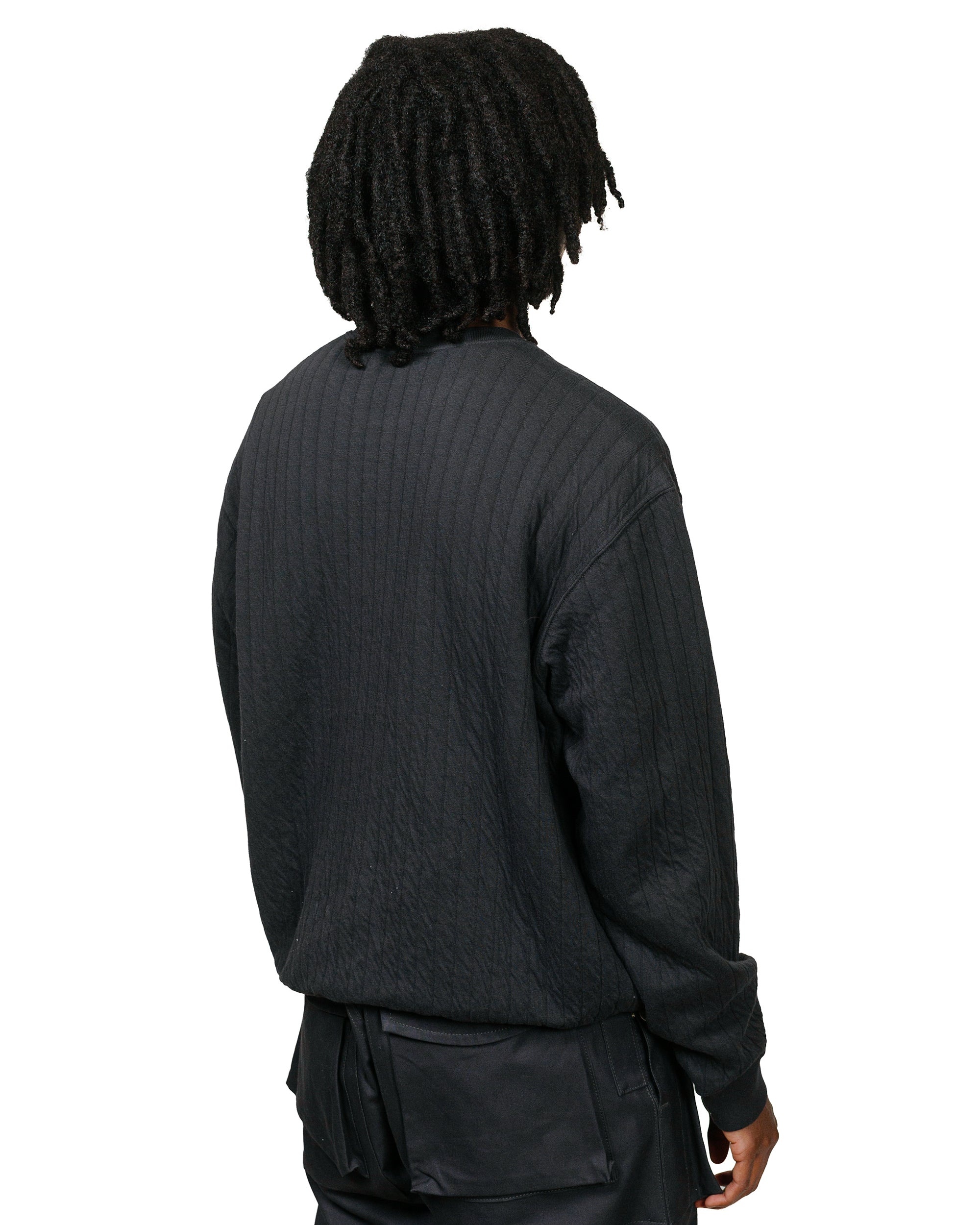 Quilted Crewneck Anthracite - 3
