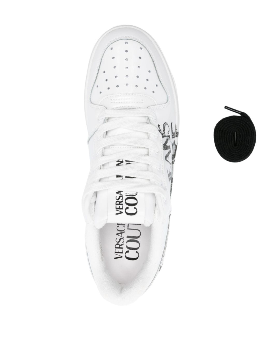 Starlight logo-print leather sneakers - 4