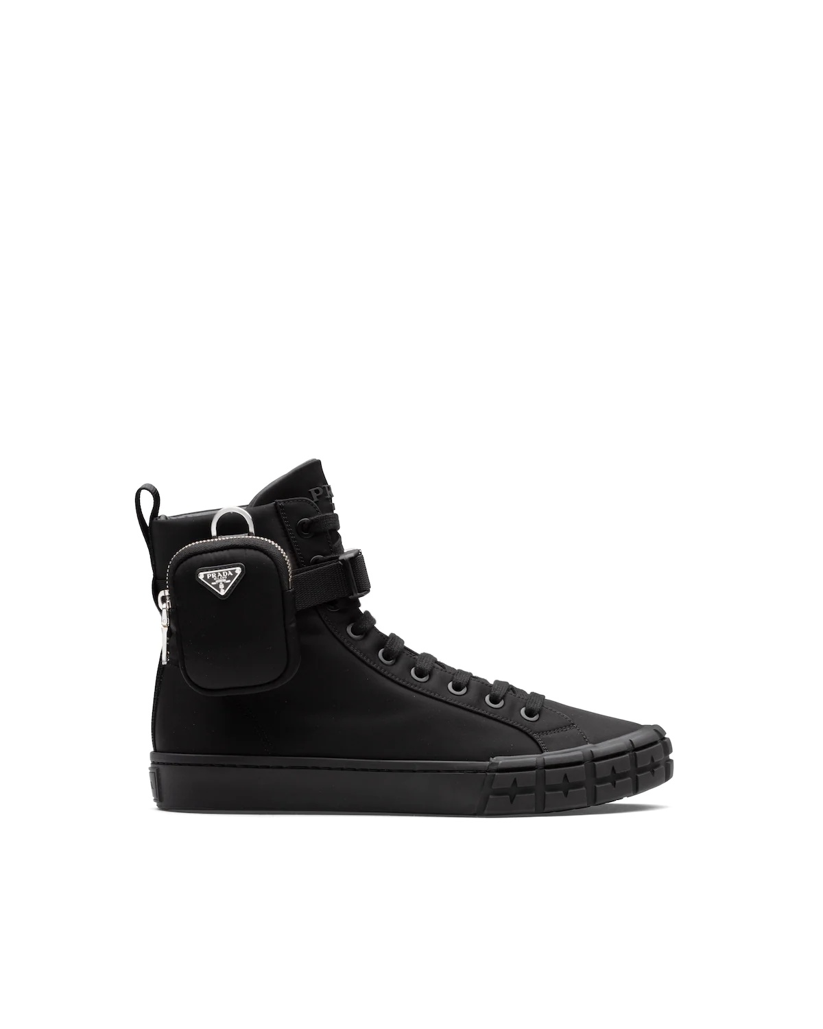 Prada Wheel Cassetta high-top sneakers - 1