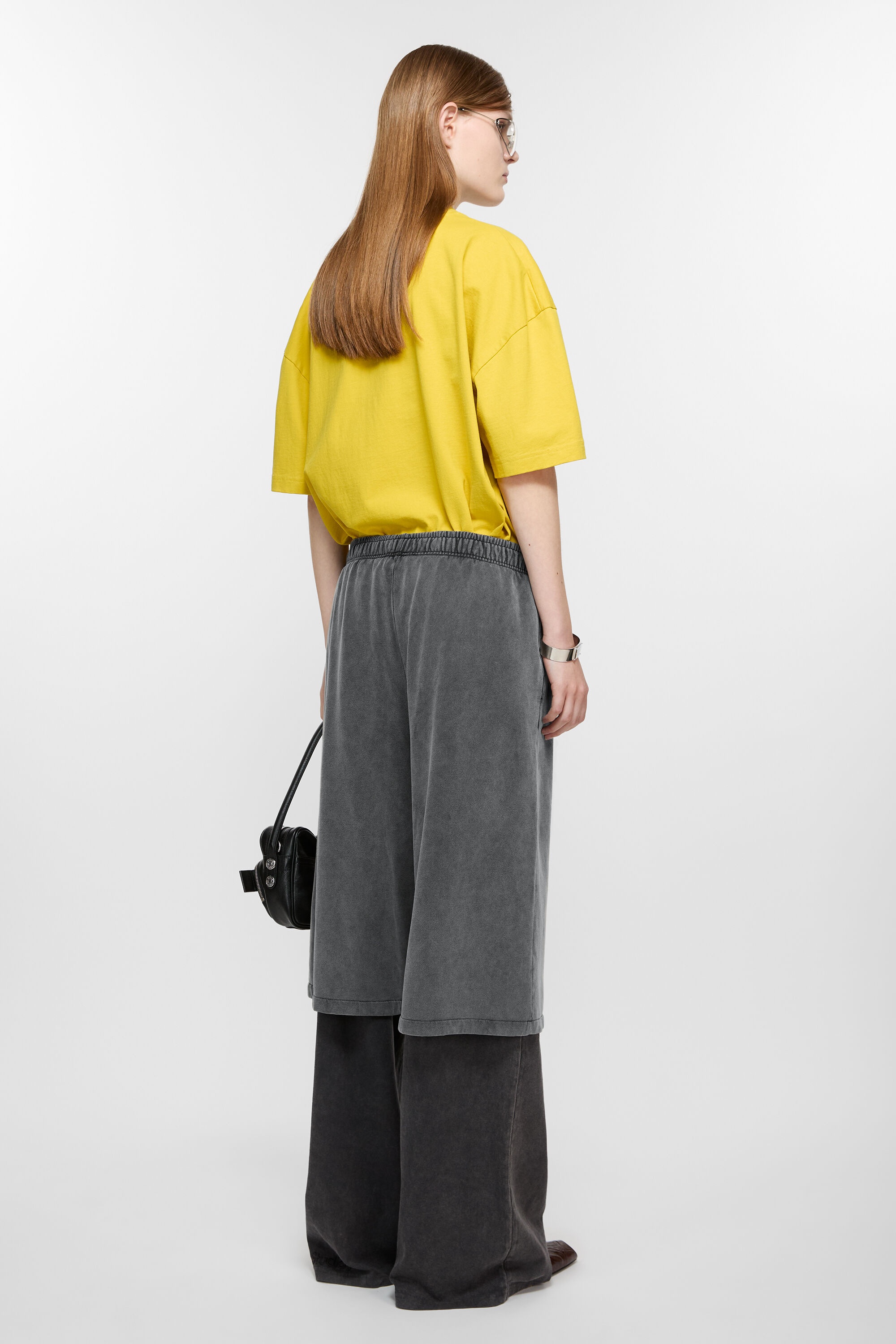 Layered trousers - Anthracite/black - 3