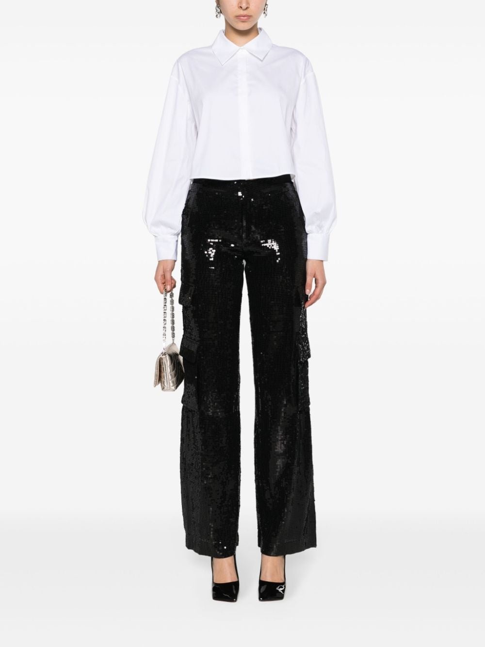 Hayes sequinned cargo pants - 2