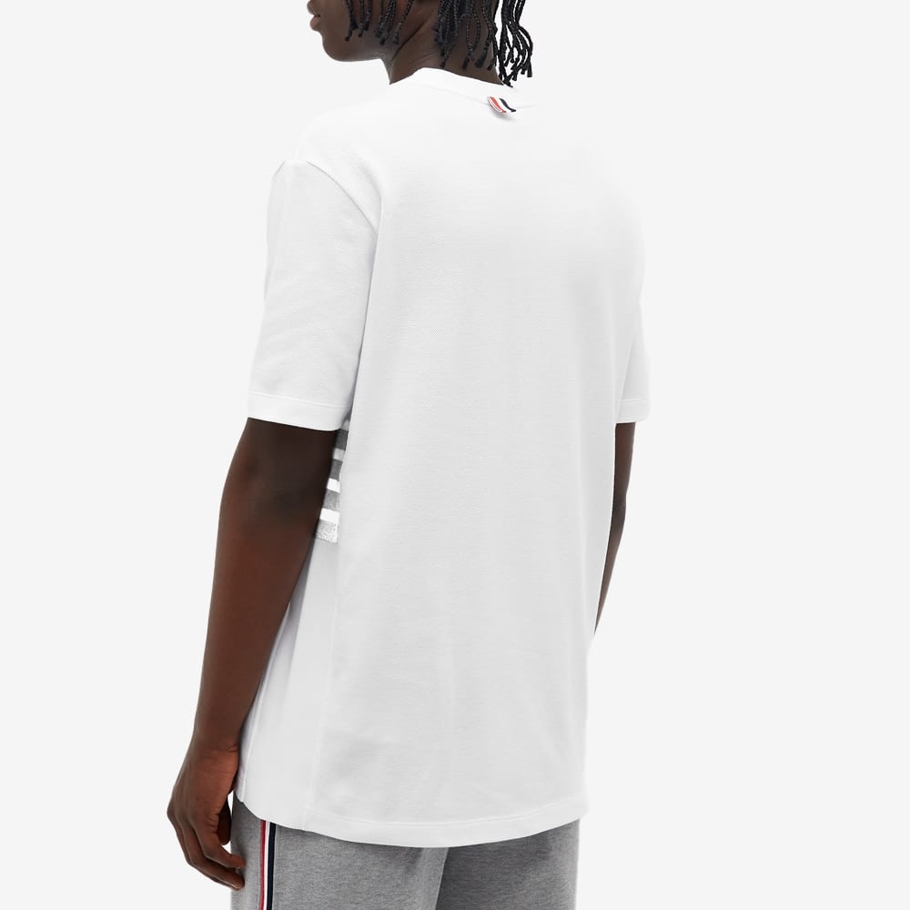 Thom Browne Side Four Bar Pique Tee - 5