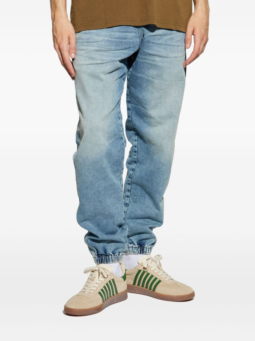 D-LABB-S elasticated-ankles jeans - 2