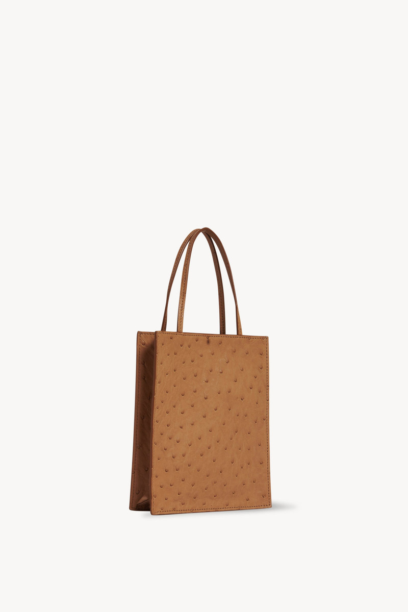 The Row Small To Go Tote Bag in Ostrich outlook