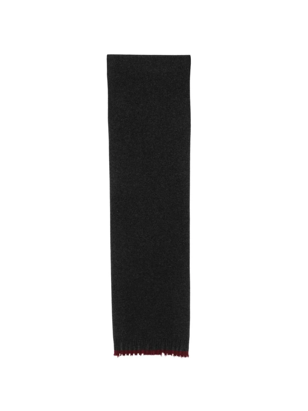 distressed-edge cashmere scarf - 1