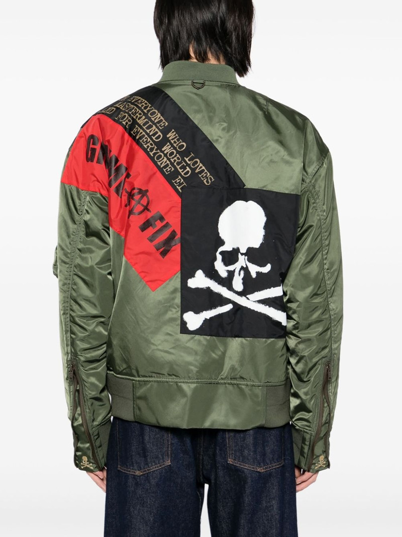 MASTERMIND WORLD zip-up bomber jacket outlook