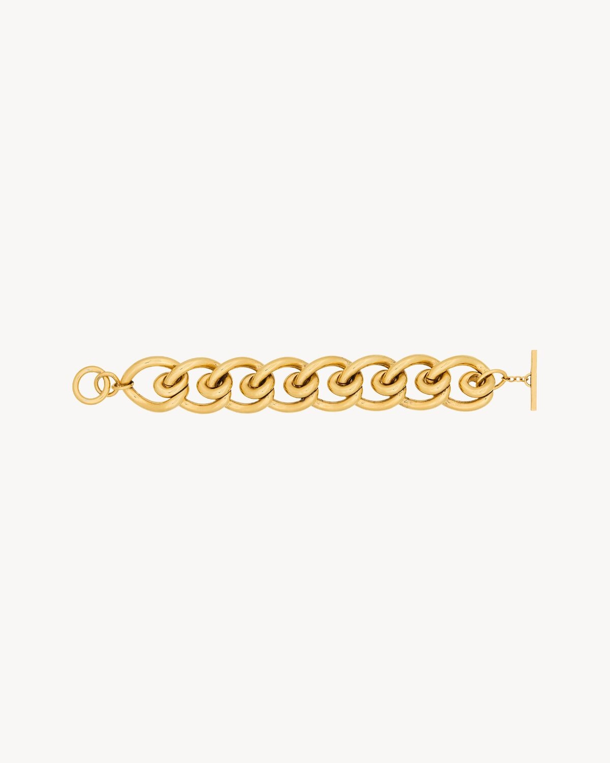 COILED CHAIN BRACELET IN METAL - 1