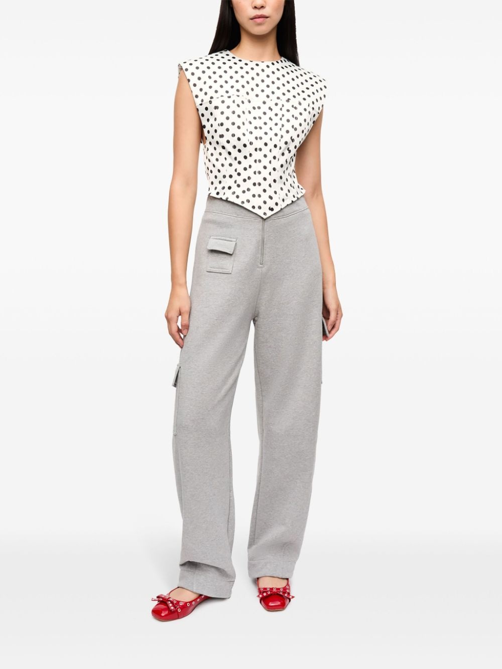 logo-patch track trousers - 2