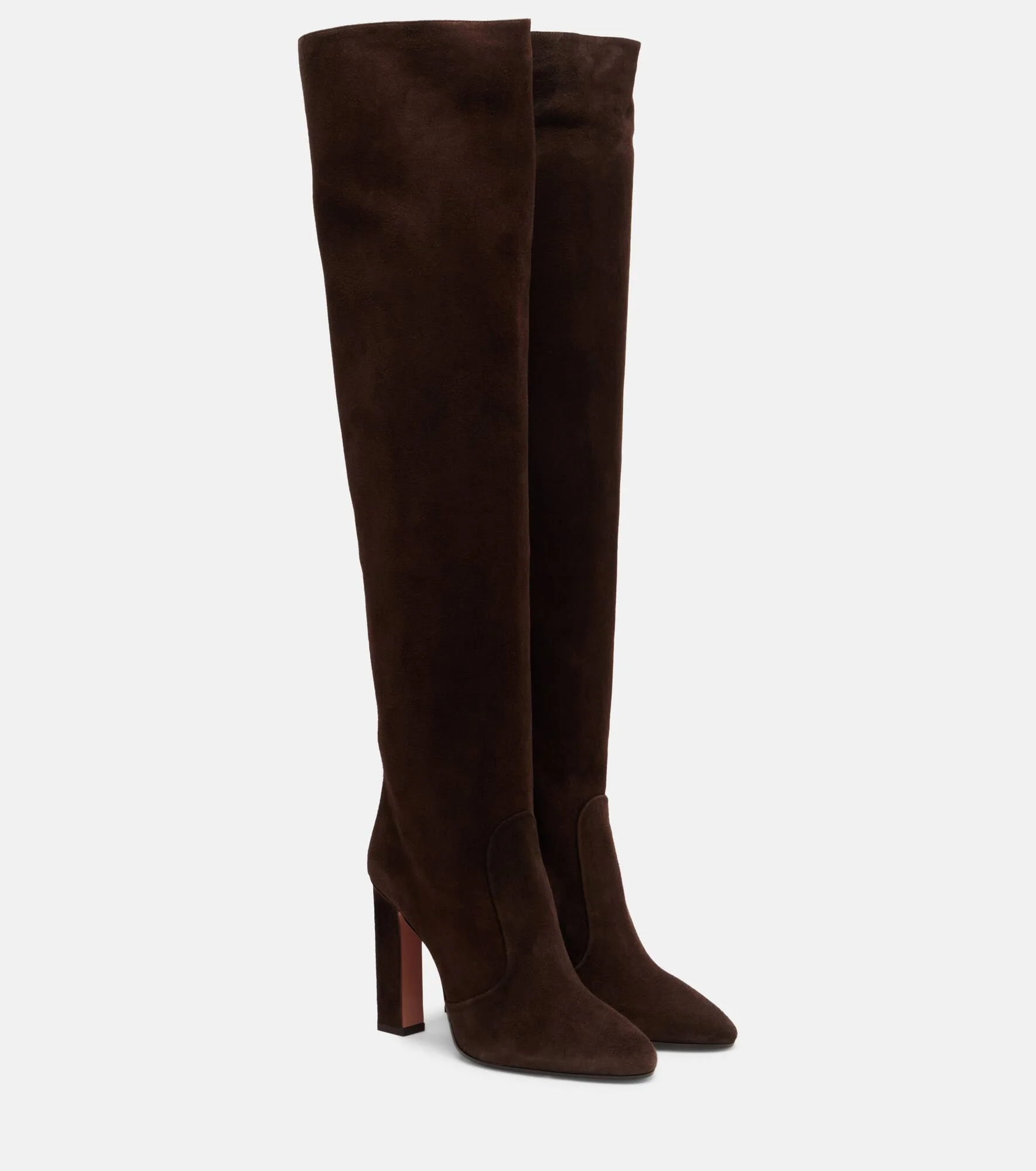Joplin 105 suede knee-high boots - 1