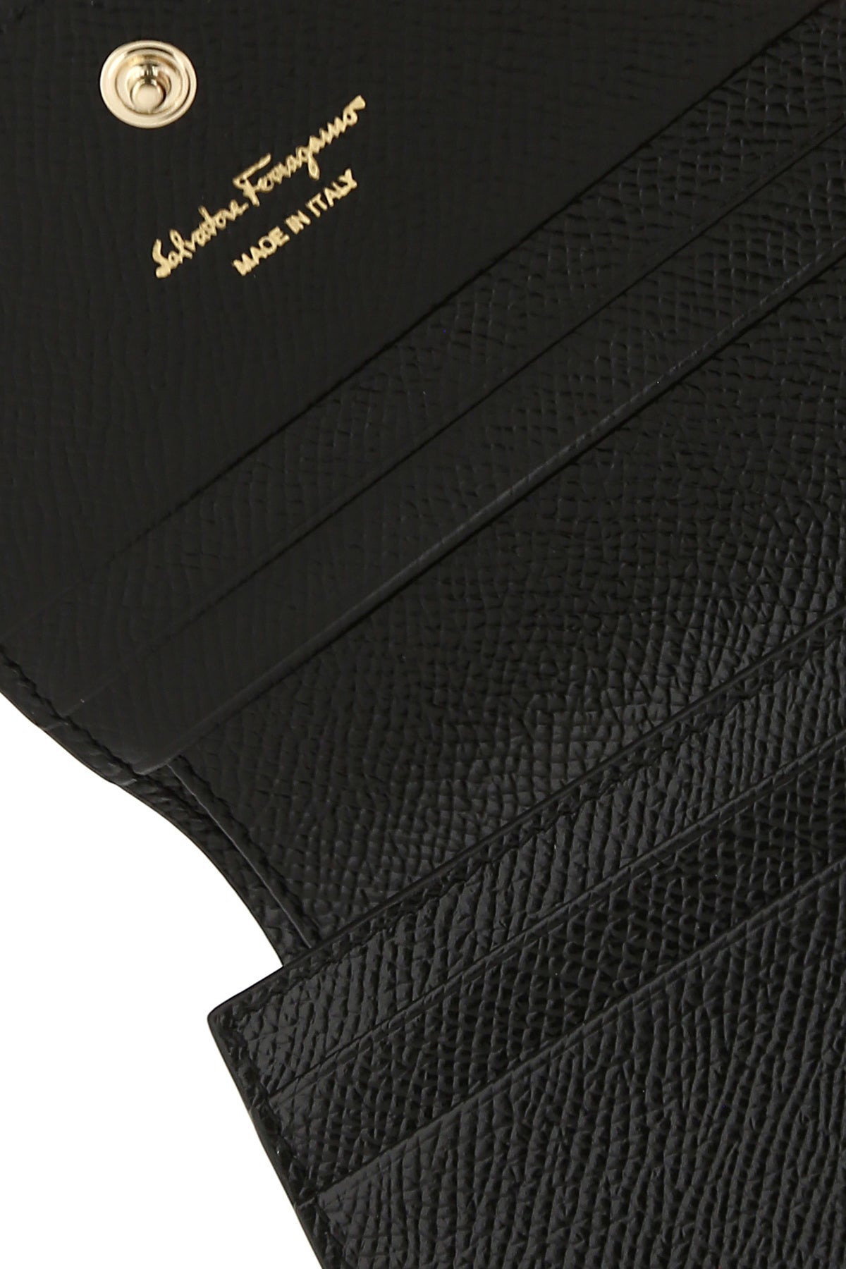 Black leather wallet - 4