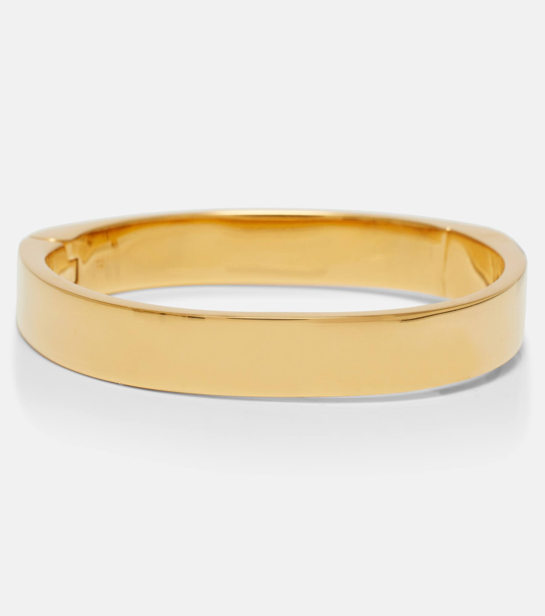 Signature 18kt gold-plated bangle - 4