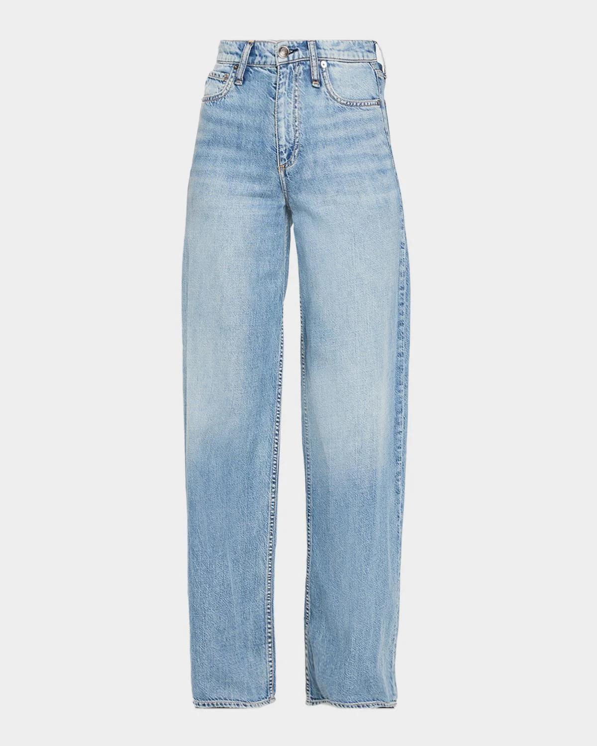 Sofie Featherweight Denim Wide-Leg Jeans - 1
