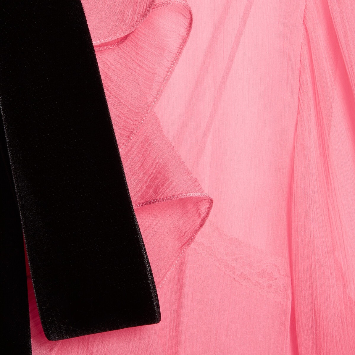 Chiffon ruffle dress - 6
