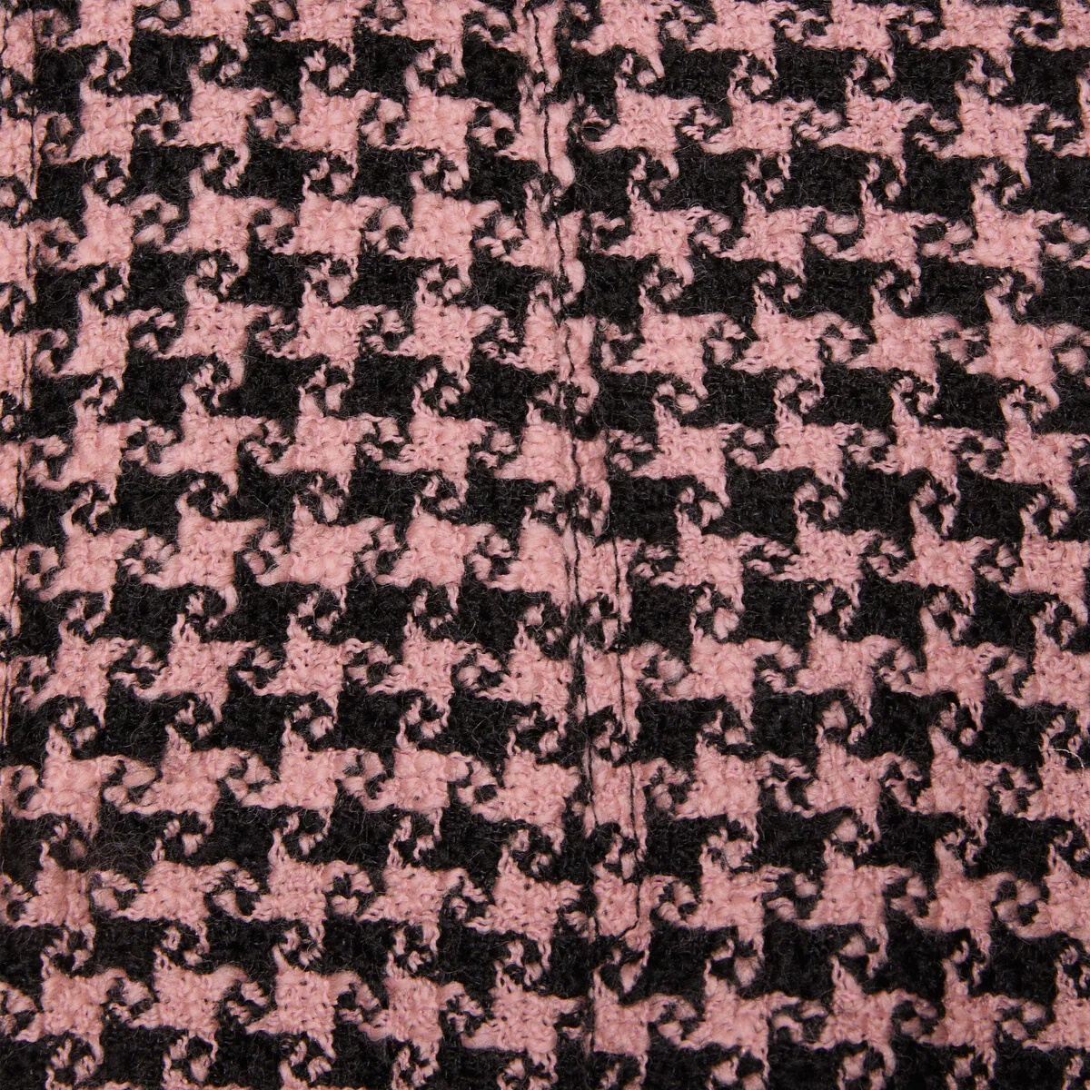 Houndstooth wool pleated skirt - 5