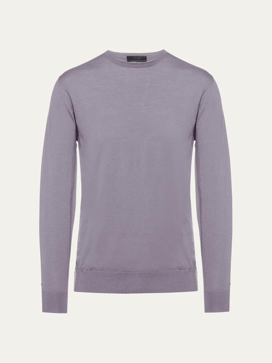 Men's Superfine Wool Crewneck Sweater - 1