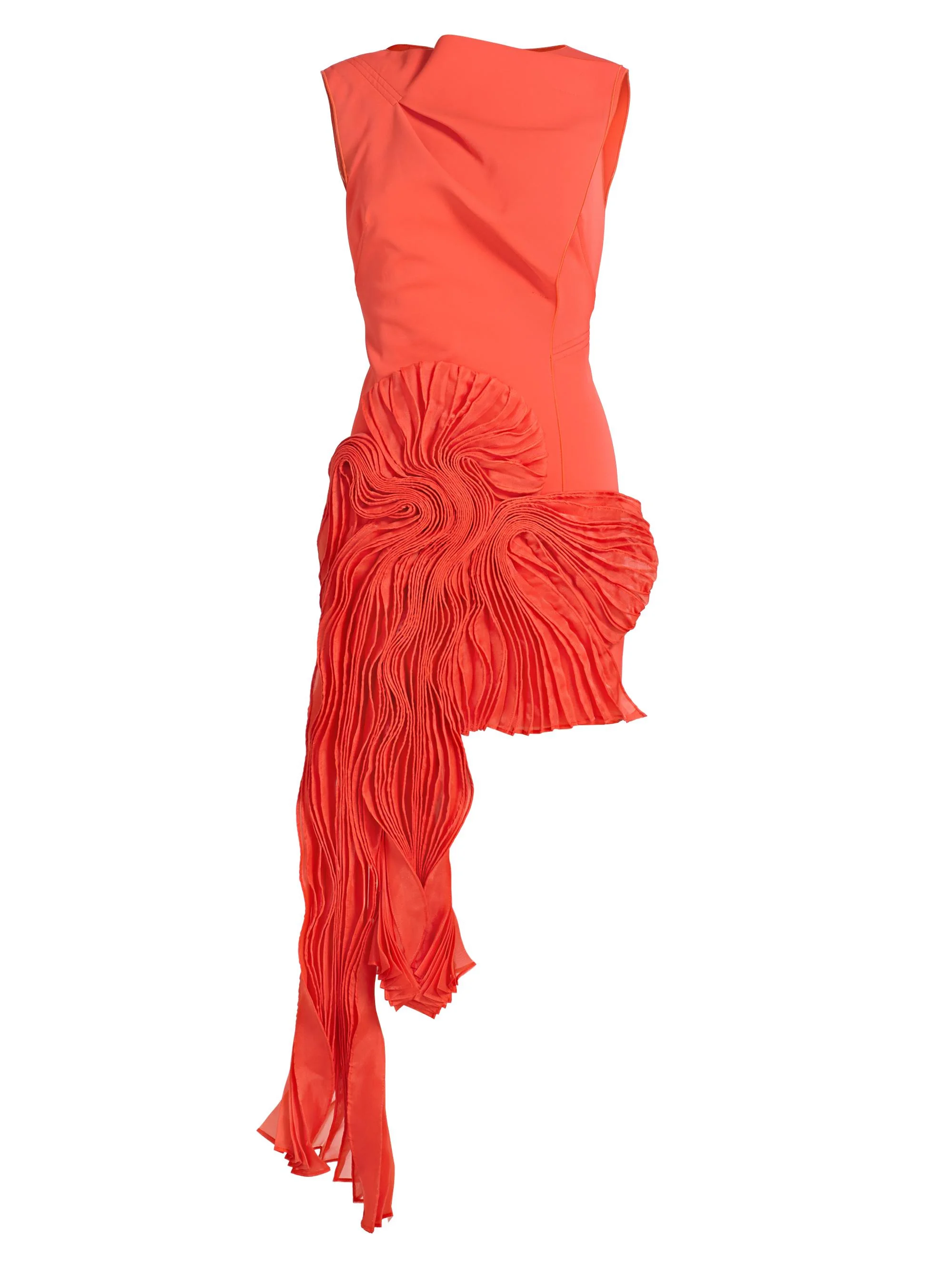 Women's Forever Young Aberleigh Organza-Drape Minidress - Chilli - 1